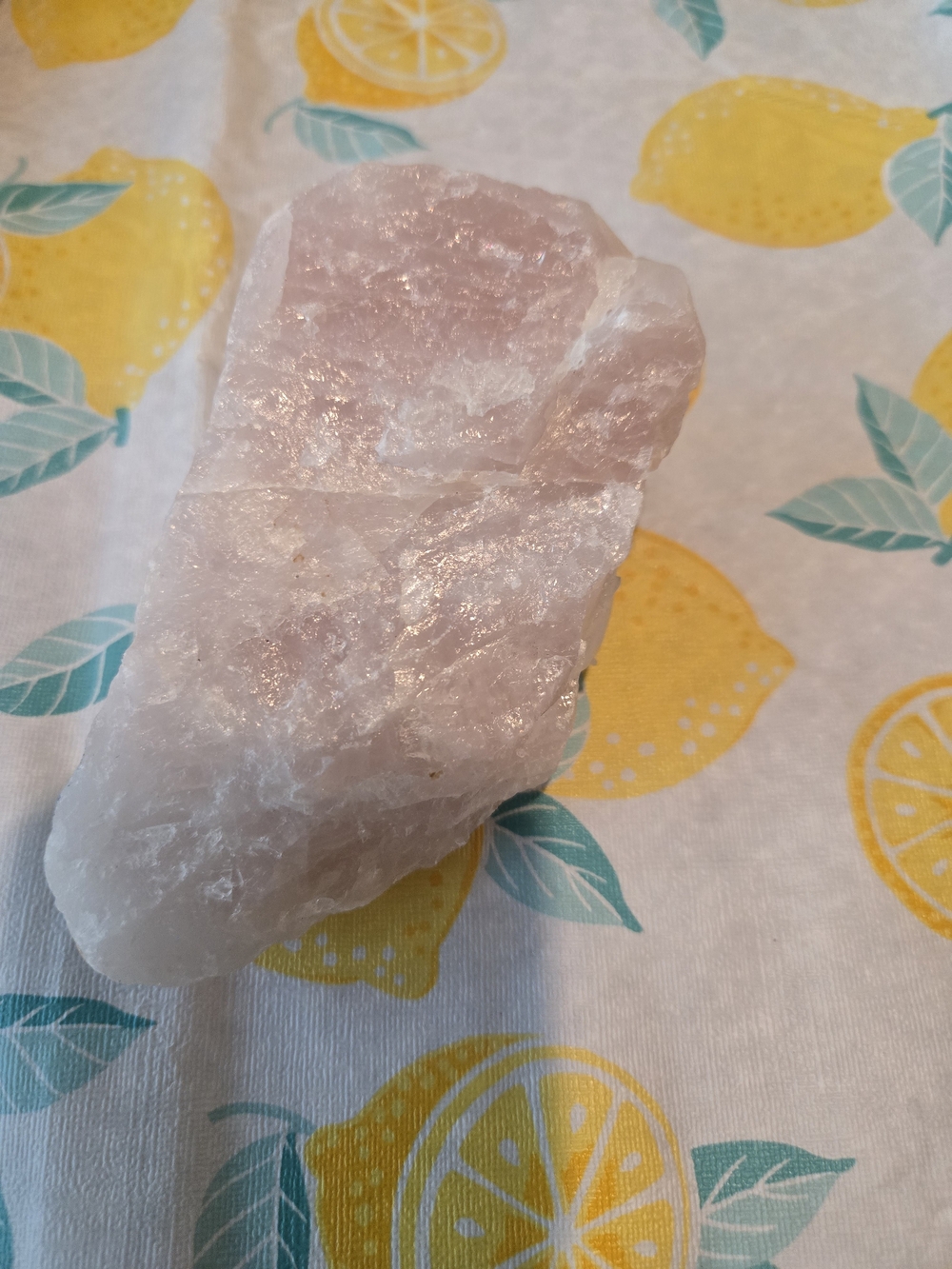 Raw Rose Quartz Decorative Crystal - Pink